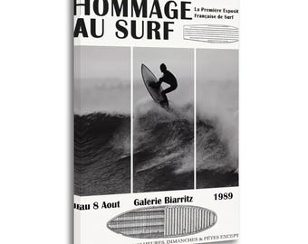Surf the Waves Ausstellungsposter - Vintage Surfing Leinwand Wand Kunst Poster Bild Druck Wohnzimmer Wände Decor Home Posters