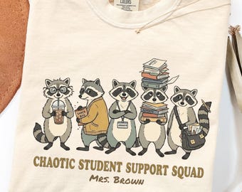 Student Squad Shirt, Personalized Teacher Intervention Tee, Funny School Staff Social Worker Gift, Educational Crew