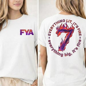 Kpop Fan Tour Shirt Retro Flame FYA Design Tee, Korean Music Lover Gift, Concert Outfit Unisex Streetwear