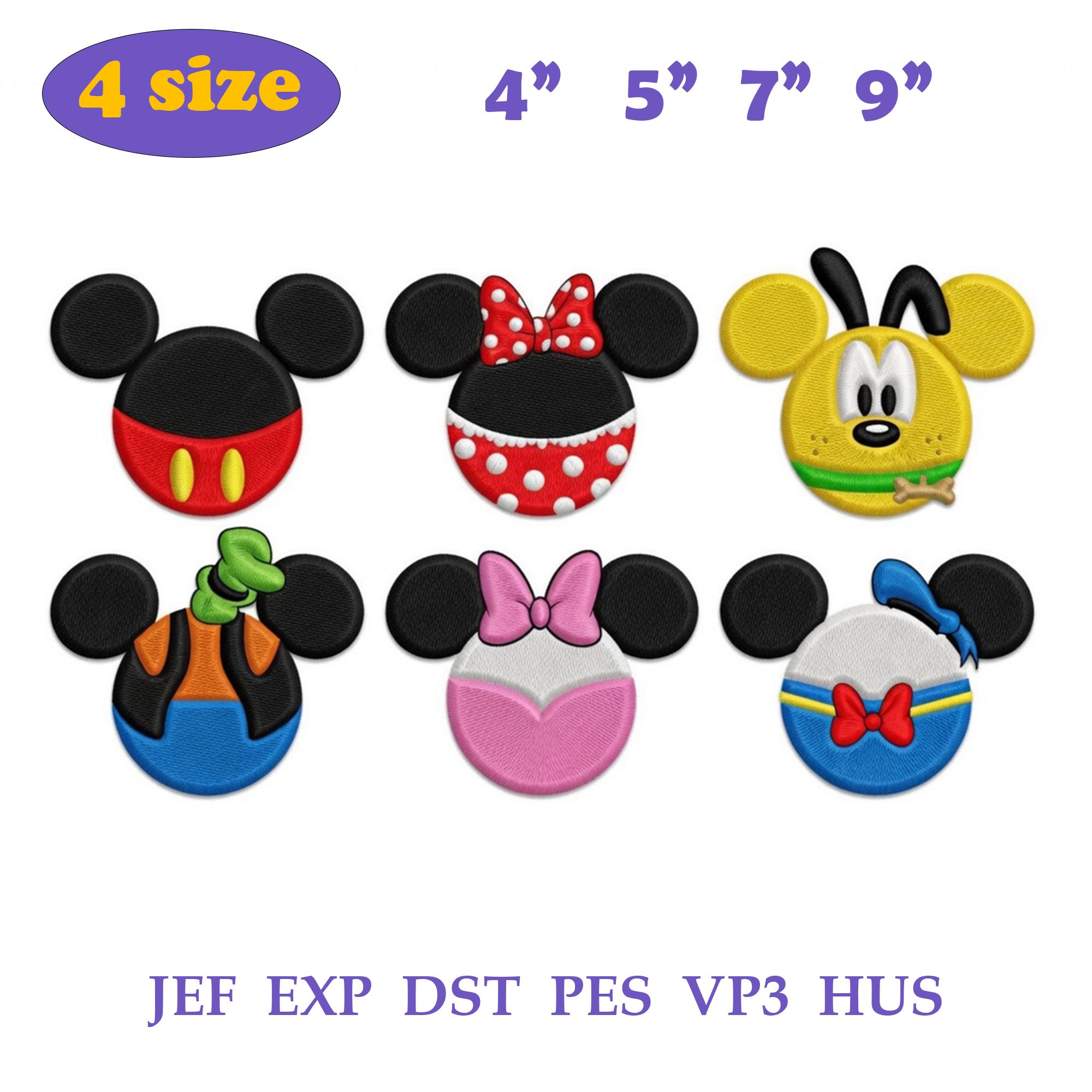 Minnie Mouse Signature Embroidery Designs - Etsy