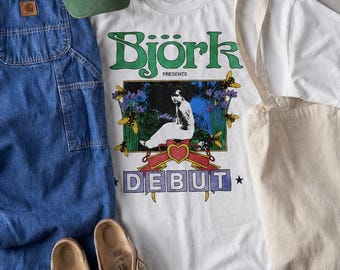 Björk Debut Album Art T-shirt | Bjork Debut Tee