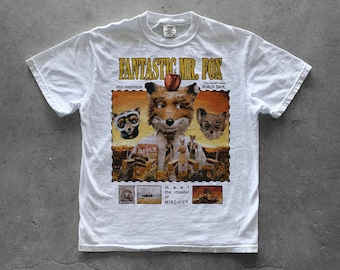 Mr Fox Wes Anderson Pigment-Dyed Cotton Shirt
