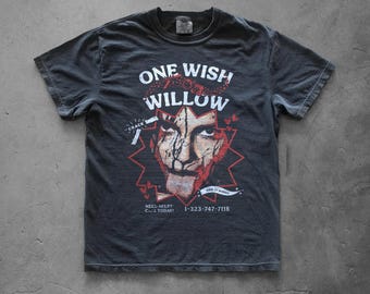 Obsession Shirt | One Wish Willow Vintage Graphic Tee | Psychological Horror T-Shirt