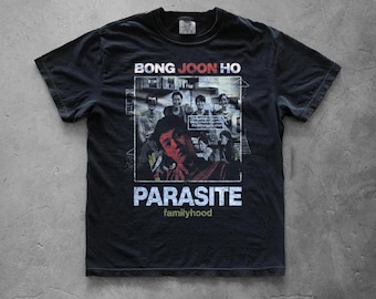 Parasite Movie Shirt Bong Joon Ho Vintage Film Graphic Korean Cinema Tee