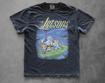 The Jetsons Vintage Shirt | 90s Retro Cartoon Graphic Tee | Nostalgic Space Family Shirt