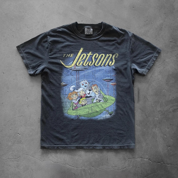 90s Retro Cartoon Graphic Tee | Nostalgic Space Family Shirt