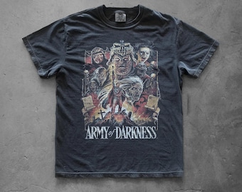 Army of Darkness Shirt Vintage Horror Movie Tee Evil Dead Graphic