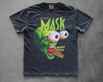 The Mask Shirt, From Zero To Hero Vintage 90s Movie Graphic Tee