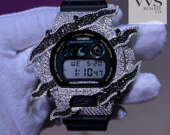 Casio Authentic GA100L-4A G-shock Iced Out Gold Finished Custom