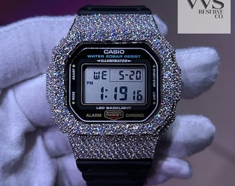 Casio Authentic GA100L-4A G-shock Iced Out Gold Finished Custom