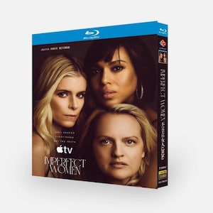 May include: Blu-ray disc case for the TV show "Imperfect Women" with three women's faces. The case has a blue top and the title is in large white letters. The Apple TV logo is visible.