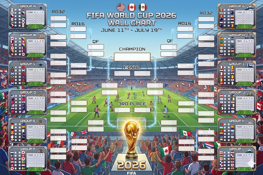 FIFA World Cup 2026 Wall Chart Etsy New Zealand fifa-world-cup-2026-wall-chart-etsy-new-zealand