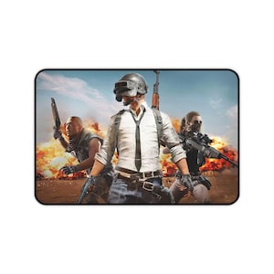 Batt Royale Soldaten Schreibtischmatte | Gaming Maus Pad, Shooter Grafik