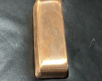 2lb solid .999 pure copper ingot