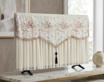 Nordic Lace TV Cover: Staub & Kratzschutz für 60-85 Zoll Bildschirme