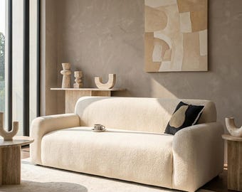 Gesteppter Samt-Sofabezug, Stretch-L-Form-Schnittschutz, weicher Sofabezug