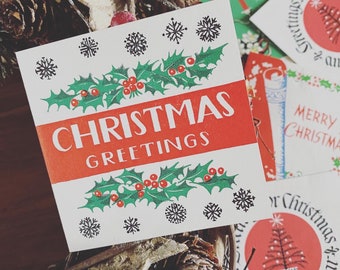 40s Christmas Cards Etsy
