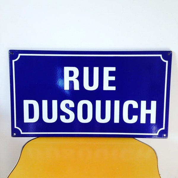 French Road Sign Etsy
