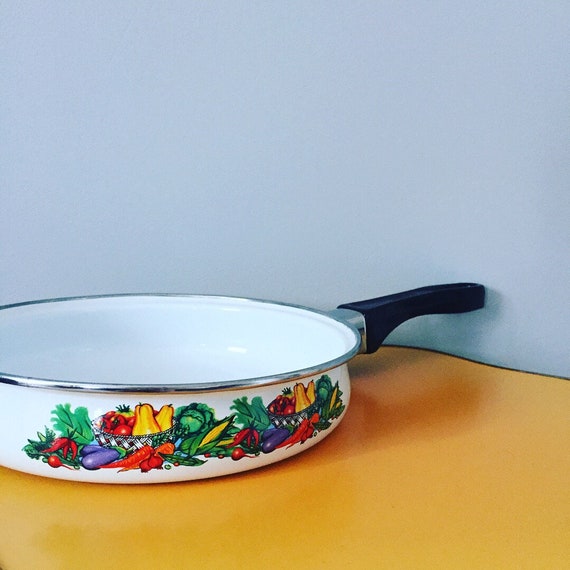 enamel frying pan