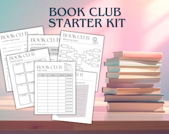 Book Club Starter Kit / Printable PDF Files to start your own club