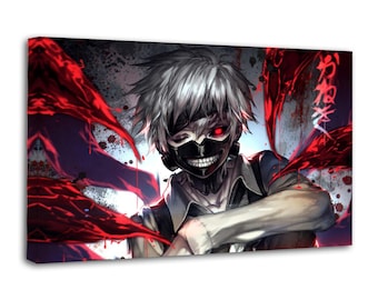 Anime Tokyo Ghoul Kaneki Ken Leinwand Druck Wand Kunst Poster - Wohnzimmer Dekor