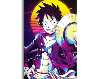 One Piece Luffy Leinwand Wand Kunst Poster Wohnzimmer Dekor