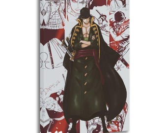 One Piece Roronoa Zorro Leinwanddruck: Anime , Wohnzimmer Dekor, Poster