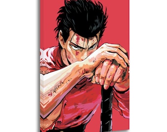 One Punch Man Metal Bat Leinwanddruck - Anime Wandkunst Poster
