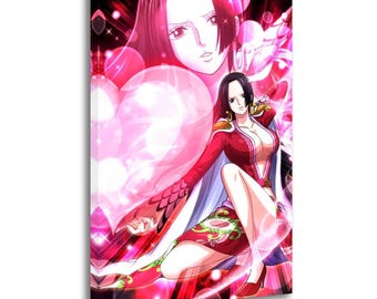 One Piece Boa Hancock Leinwand: Japanischer Anime Wand Kunst Poster, Wohnzimmer Dekor
