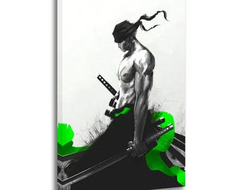 One Piece Zoro Kunstdruck auf Leinwand