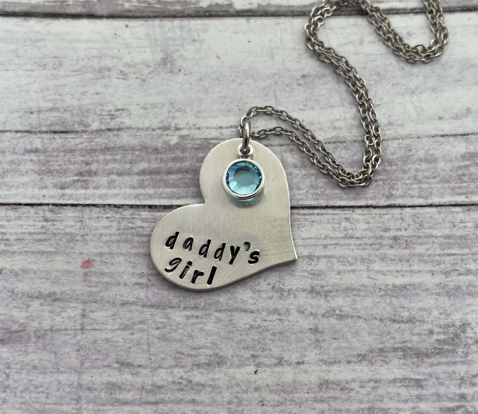 Daddy's Girl Necklace. Daddy's Girl Jewelry. Gift for Etsy