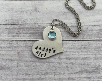 Daddy's Girl Necklace. Daddy's Girl Jewelry. Gift for daddy's girl. Daddy daughter. Gift for daughter. Daughter Necklace. Father's Day gift