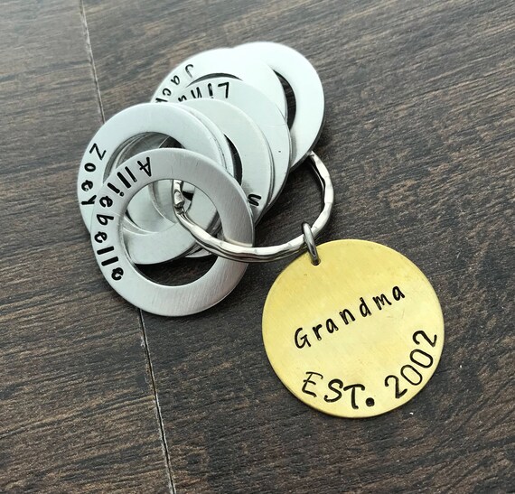 Personalzed Grandma Keychan,grandma Key Chan,gft For Grandma,mother