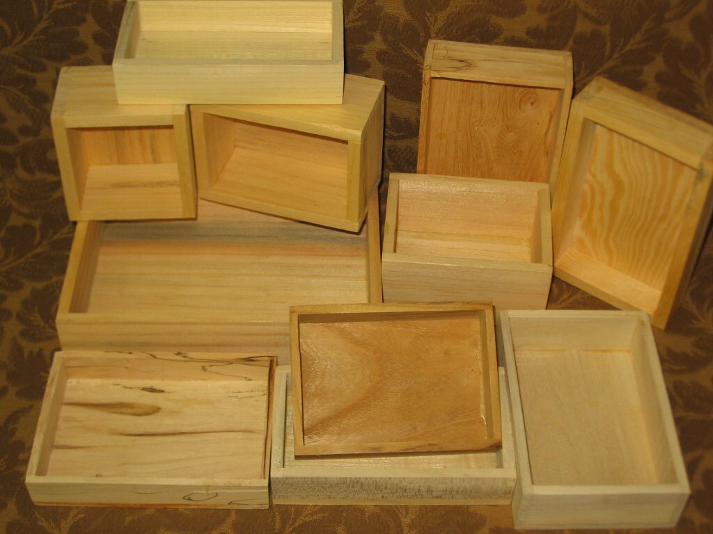 Unfinished Wood Craft Boxes without lids Package SALE Deal Etsy