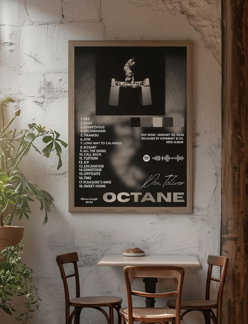 Don Toliver Poster OCTANE Album Art Hardstone Psycho Wall Art don-toliver-poster-octane-album-art-hardstone-psycho-wall-art