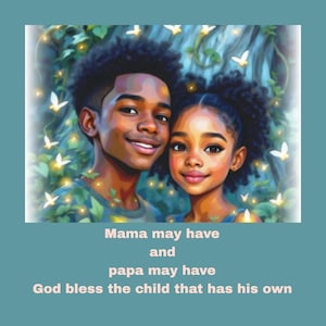 African American Art, Black Art, African American Prints, African American children, Black children