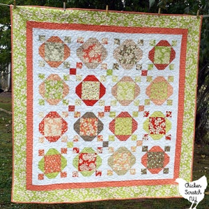 Cake Show Quilt Pattern, Beginner Friendly PDF Layer Cake Quilt Pattern, Throw Size