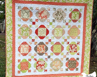 Quiltpatroon cakeshow, beginnersvriendelijke pdf-laagcakequiltpatroon, worpgrootte