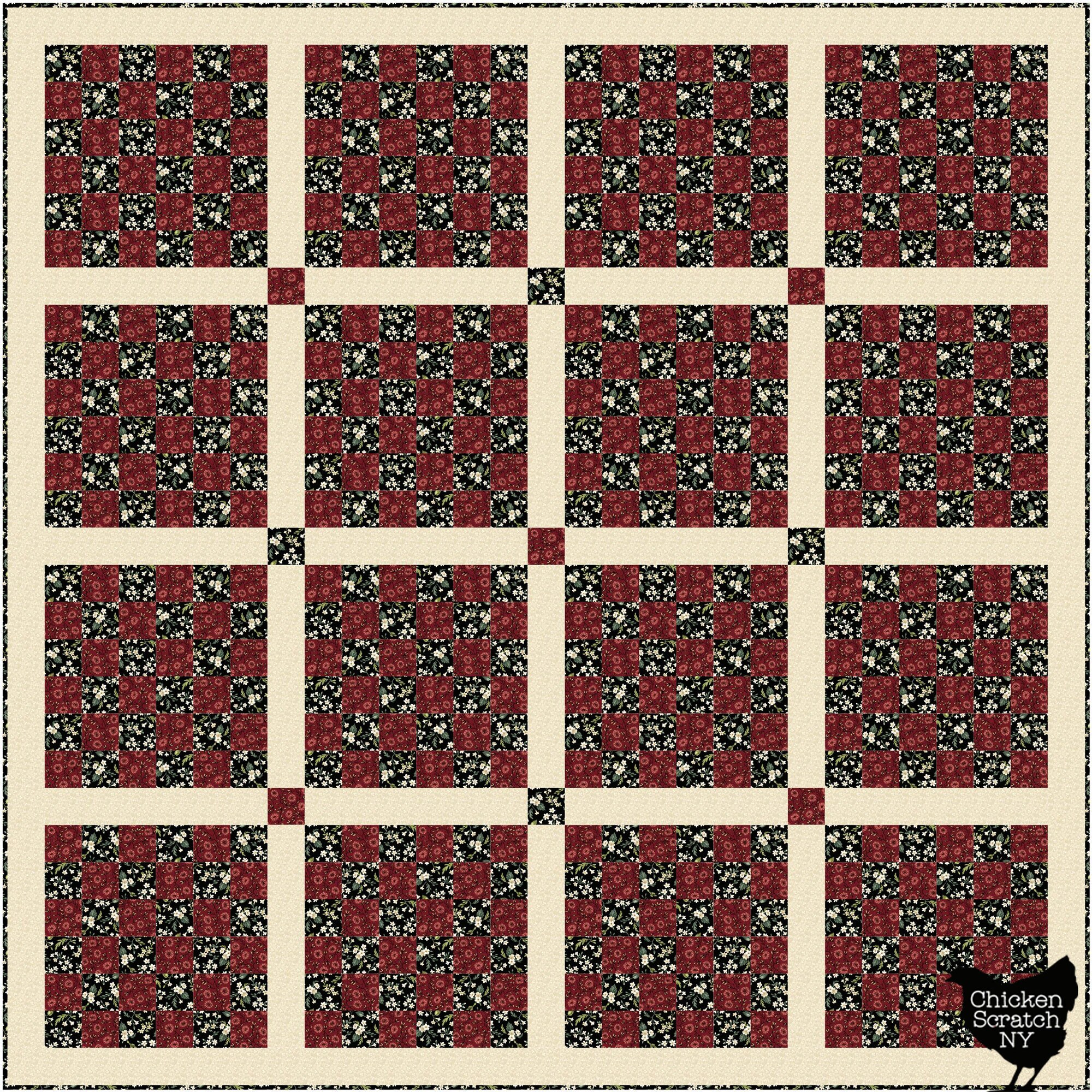 Stamp Collector Quilt Pattern, Beginner Friendly PDF Jelly Roll Quilt ...