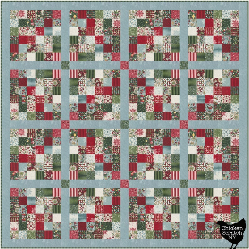 Stamp Collector Quilt Pattern, Beginner Friendly PDF Jelly Roll Quilt ...