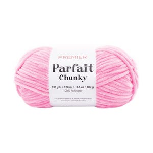 Parfait Chunky Premier Yarn #1150-08 Bubblegum 100g, 120m, 100% Polyester image 1