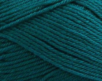 Fiddlesticks 8 Ply Sea Green Acrylic Yarn (100g, 250m) – Soft, Anti-Pilling #70014