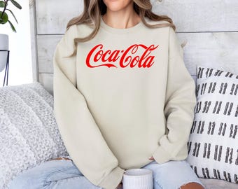 Coca Cola Sweatshirt, Coca Cola Logo Hoodie, Coke Lover Sweatshirt, Coca Cola Hoodie, Coca Cola Drink Shirt, Coca Cola Lover Gift