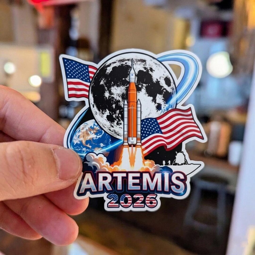 NASA Inspired Space Badge Artemis II Earthrise II 2026 Mission Patch ...