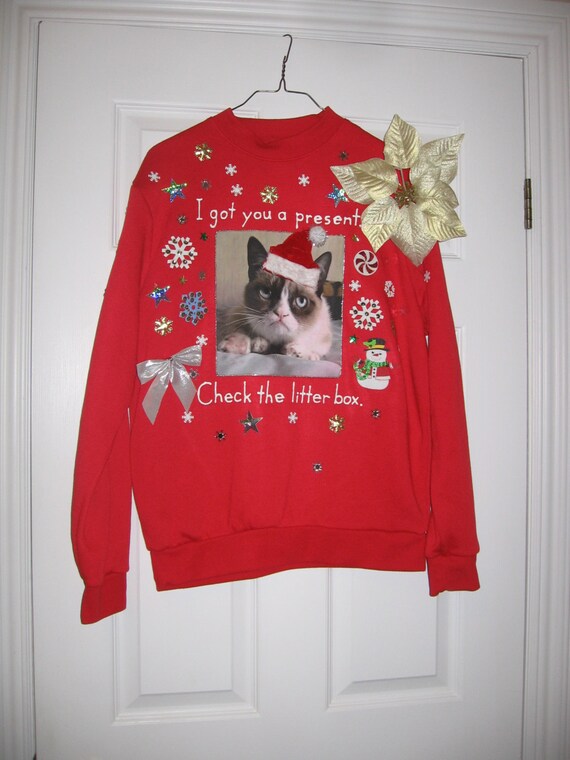 grumpy christmas sweater