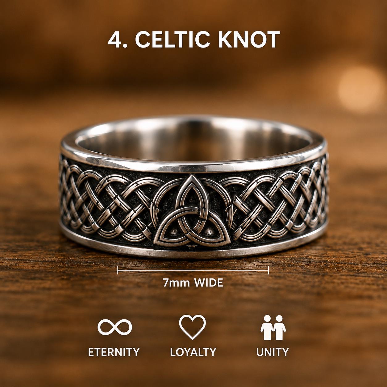 Celtic knot ring - Etsy 日本