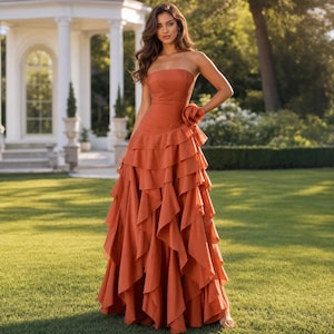 coral dress to wear to a wedding Dresses Coral Sizes Coral Pink Bridesmaid Dress Chiffon
