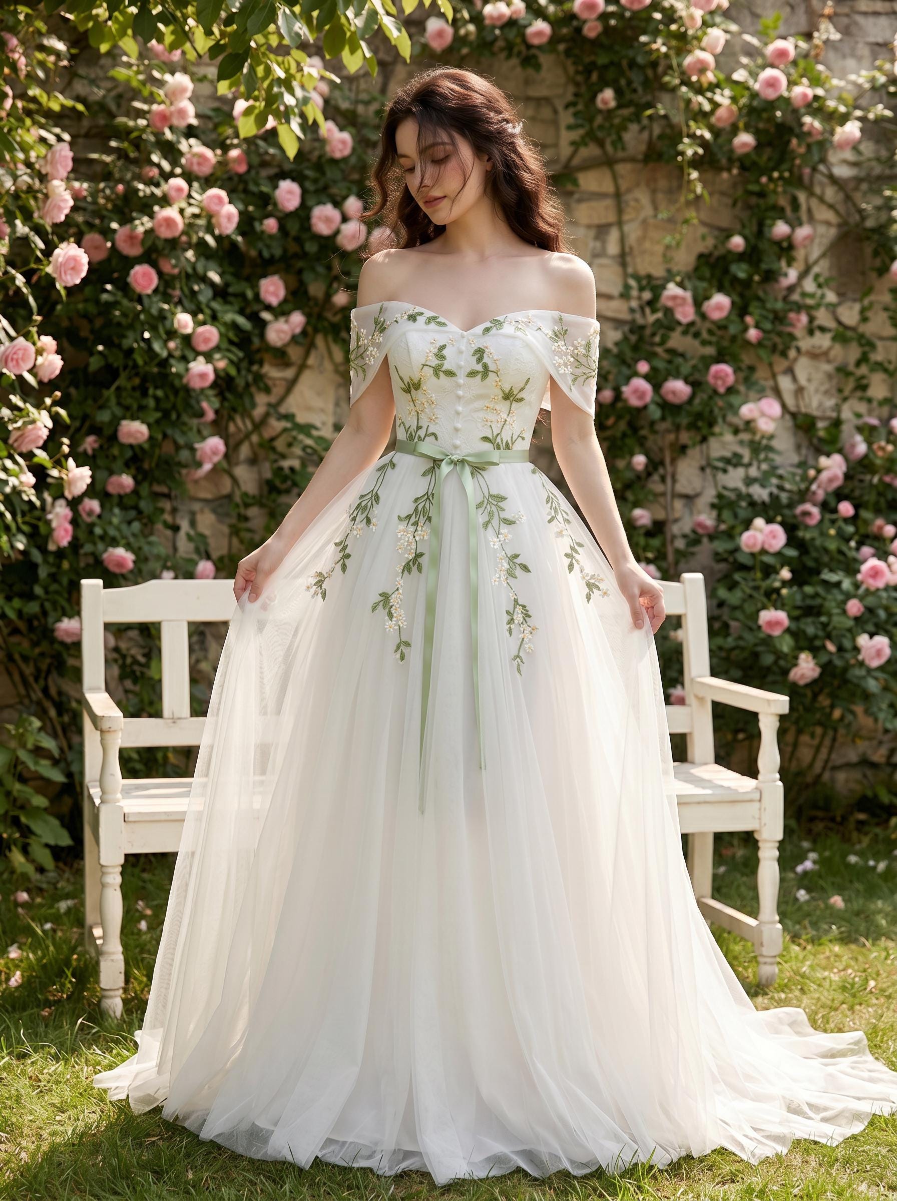 sachin and babi light blue dress Fairy Wedding Dresses & Disney Fairytale Gowns main image 1