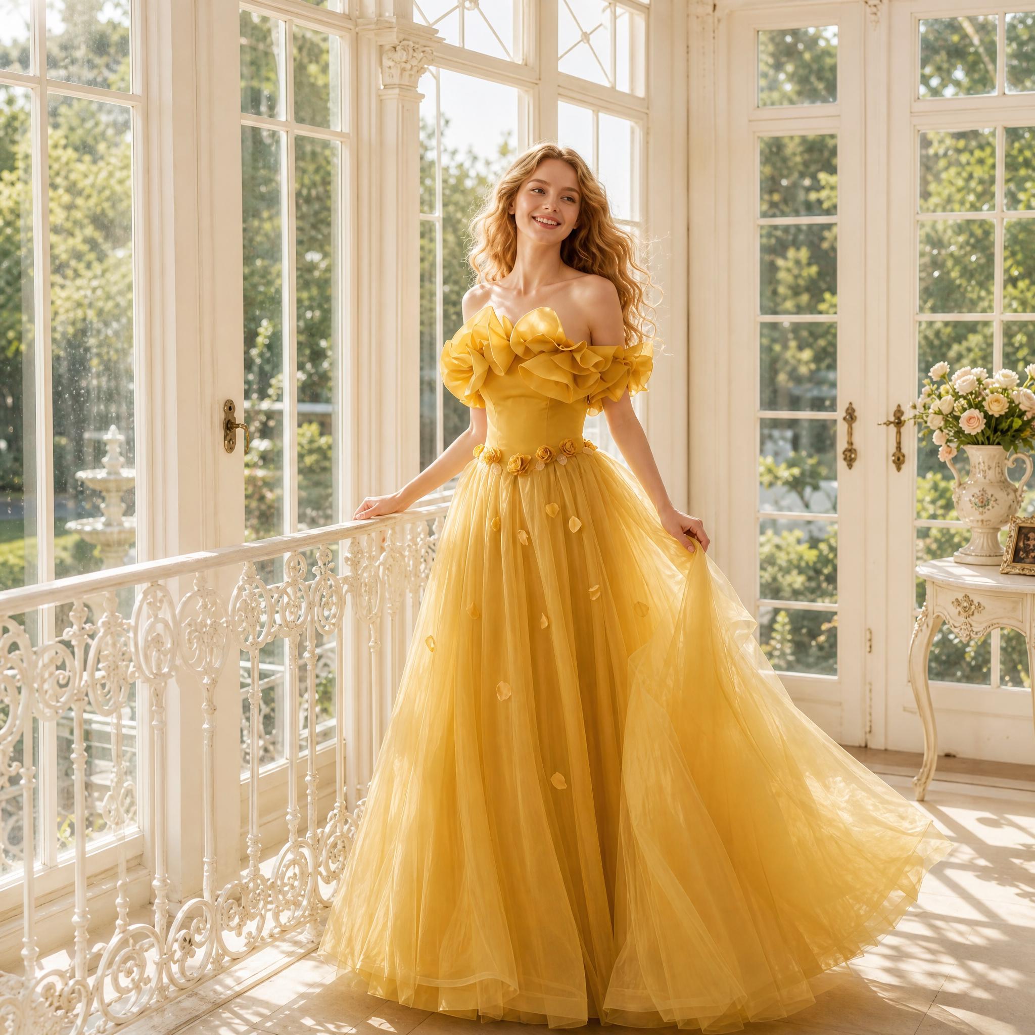 Belle Inspired Prom Dress - Etsy