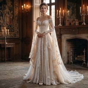 Renaissance Fairy Dress Ivory - Etsy